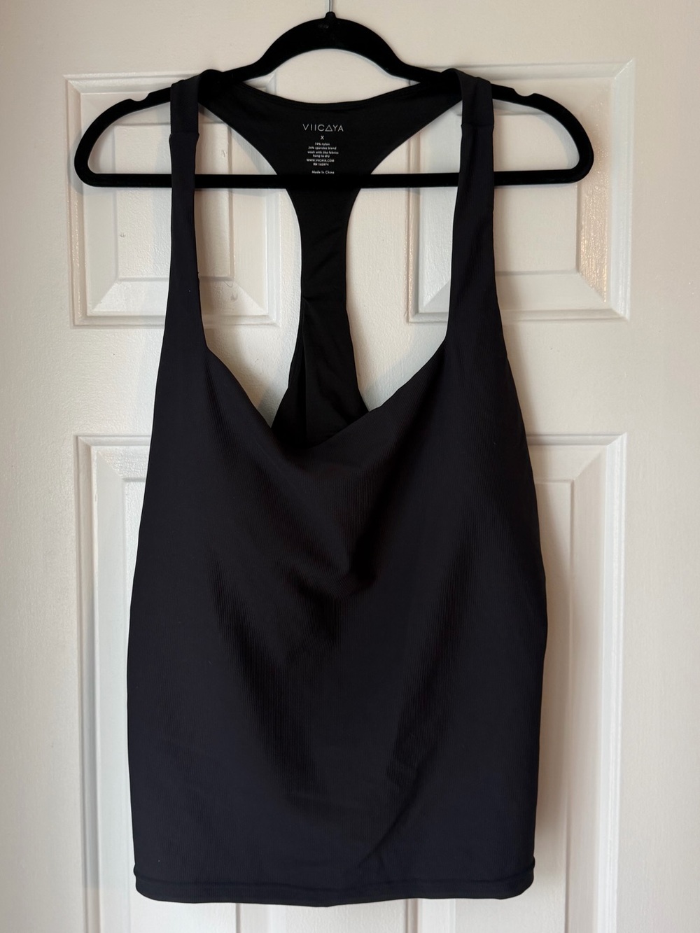 Viicaya Black Racerback Sports Tank